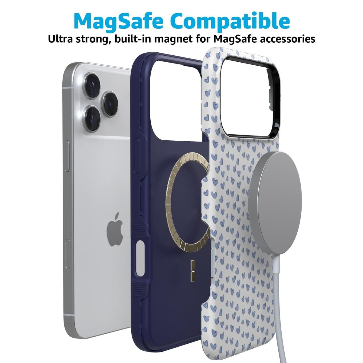 Lovebug | Blue Hearts Case Phone Case Casetry