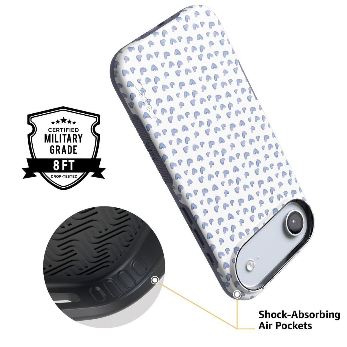 Lovebug | Blue Hearts Case Phone Case Casetry
