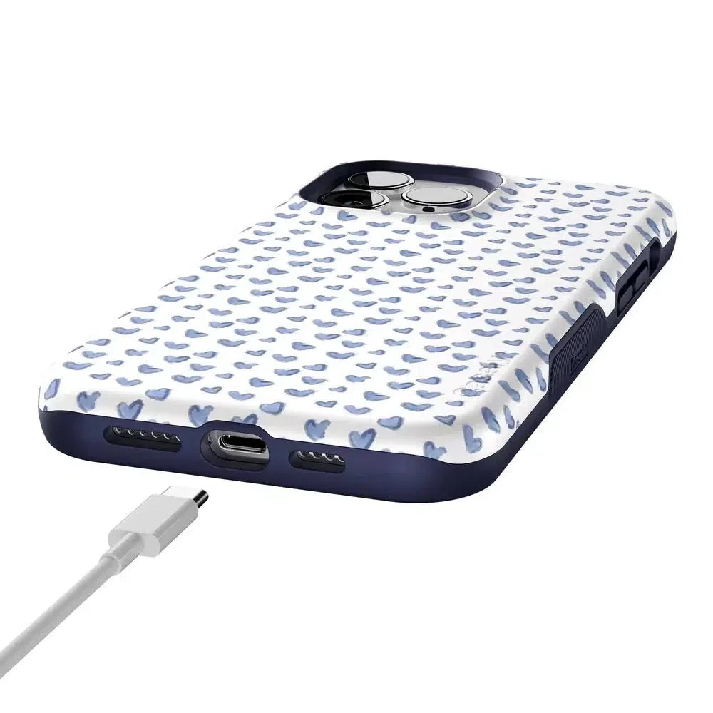 Lovebug | Blue Hearts Case Phone Case Casetry