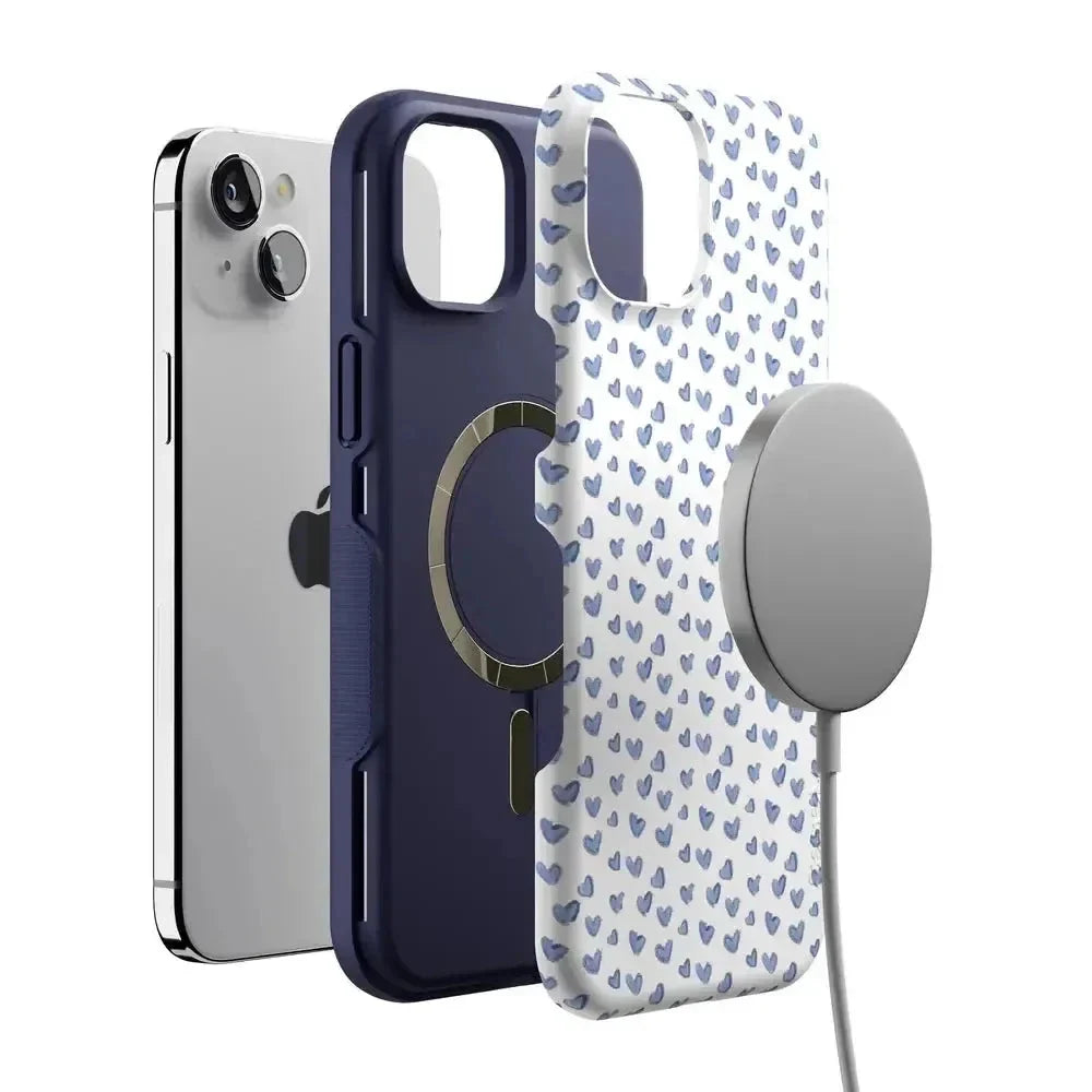 Lovebug | Blue Hearts Case Phone Case Casetry