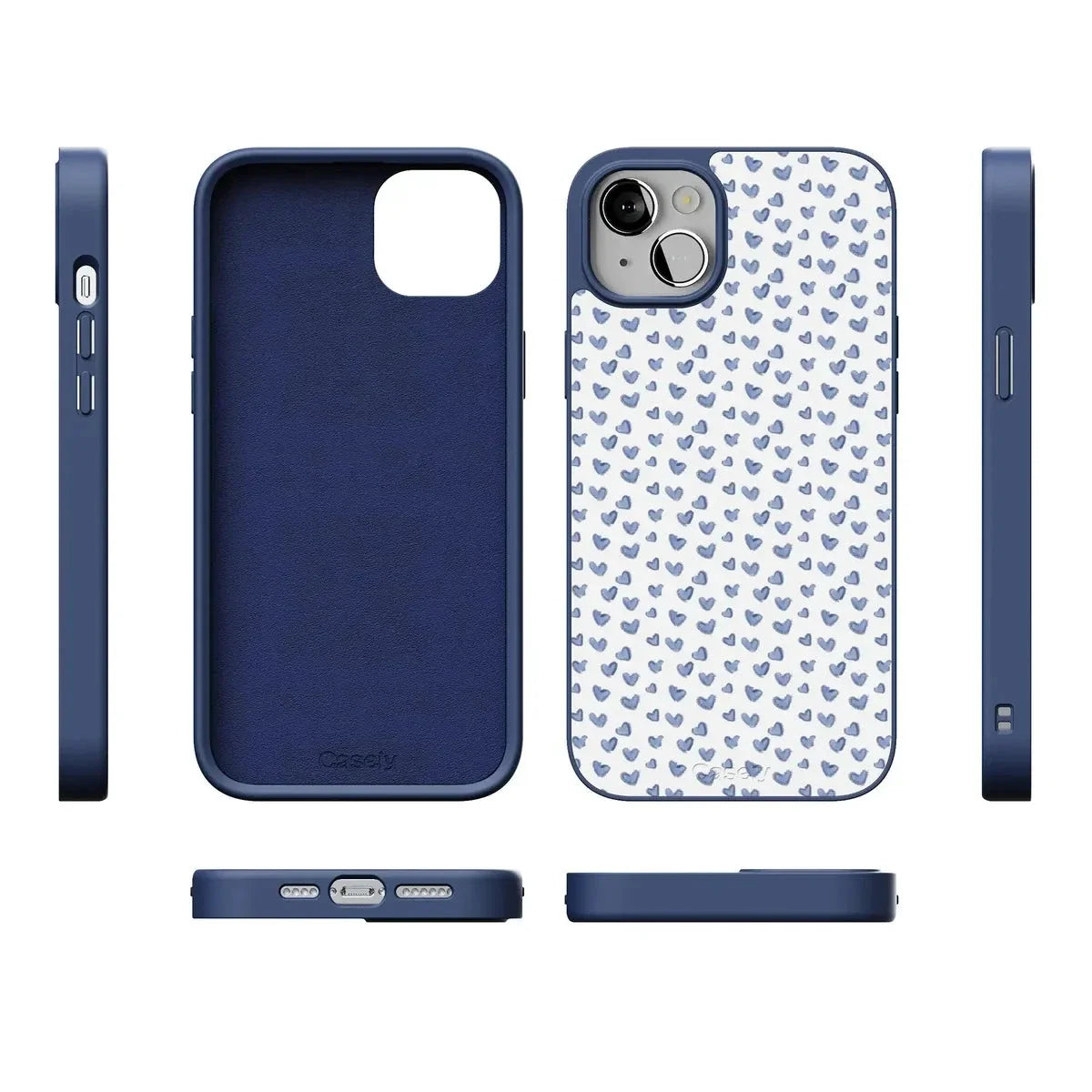 Lovebug | Blue Hearts Case Phone Case get.casely