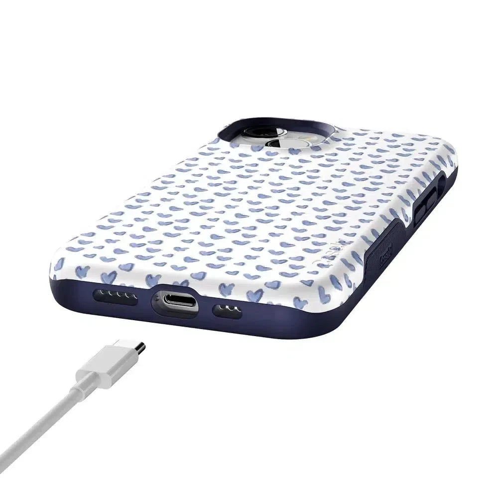 Lovebug | Blue Hearts Case Phone Case Casetry