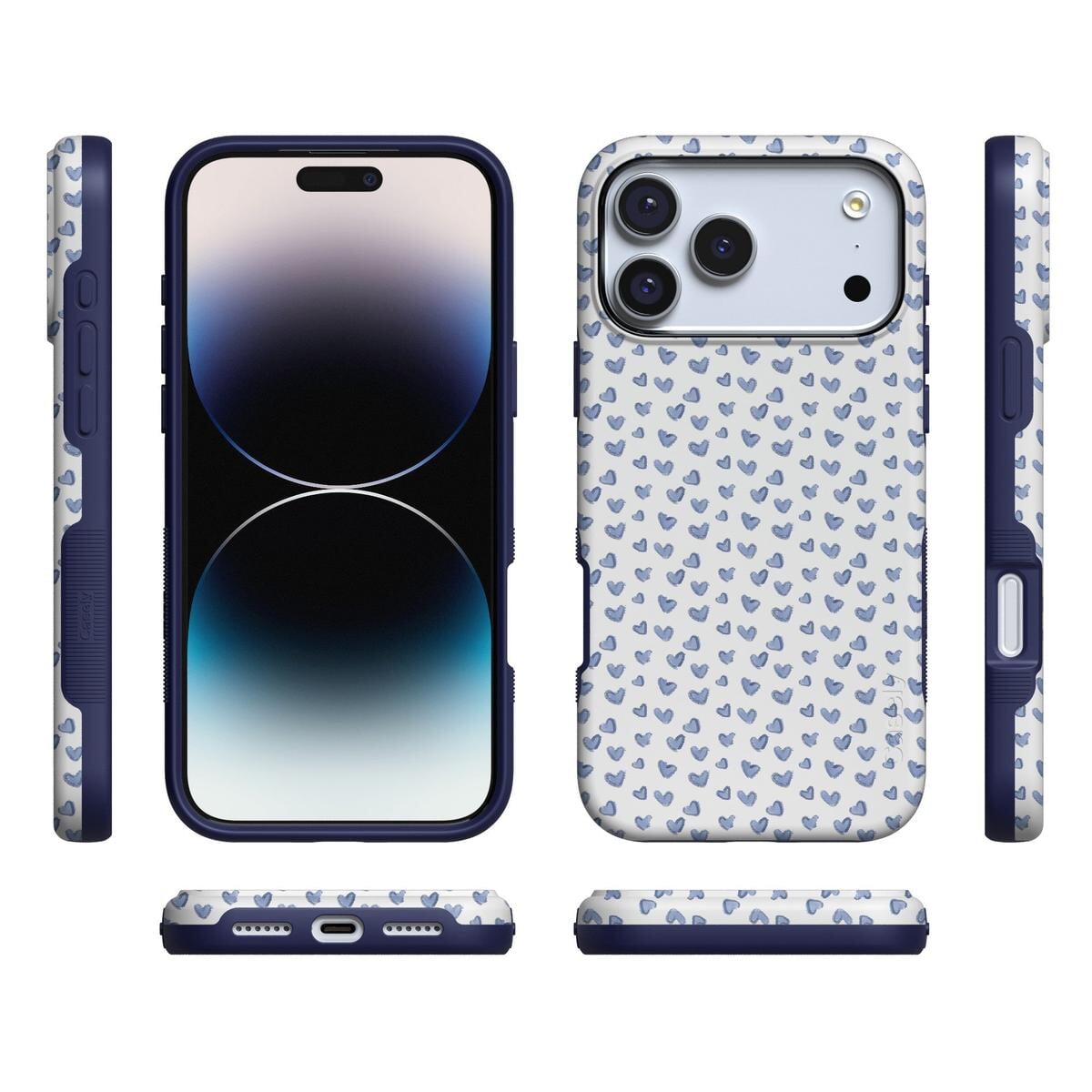 Lovebug | Blue Hearts Case Phone Case Casetry