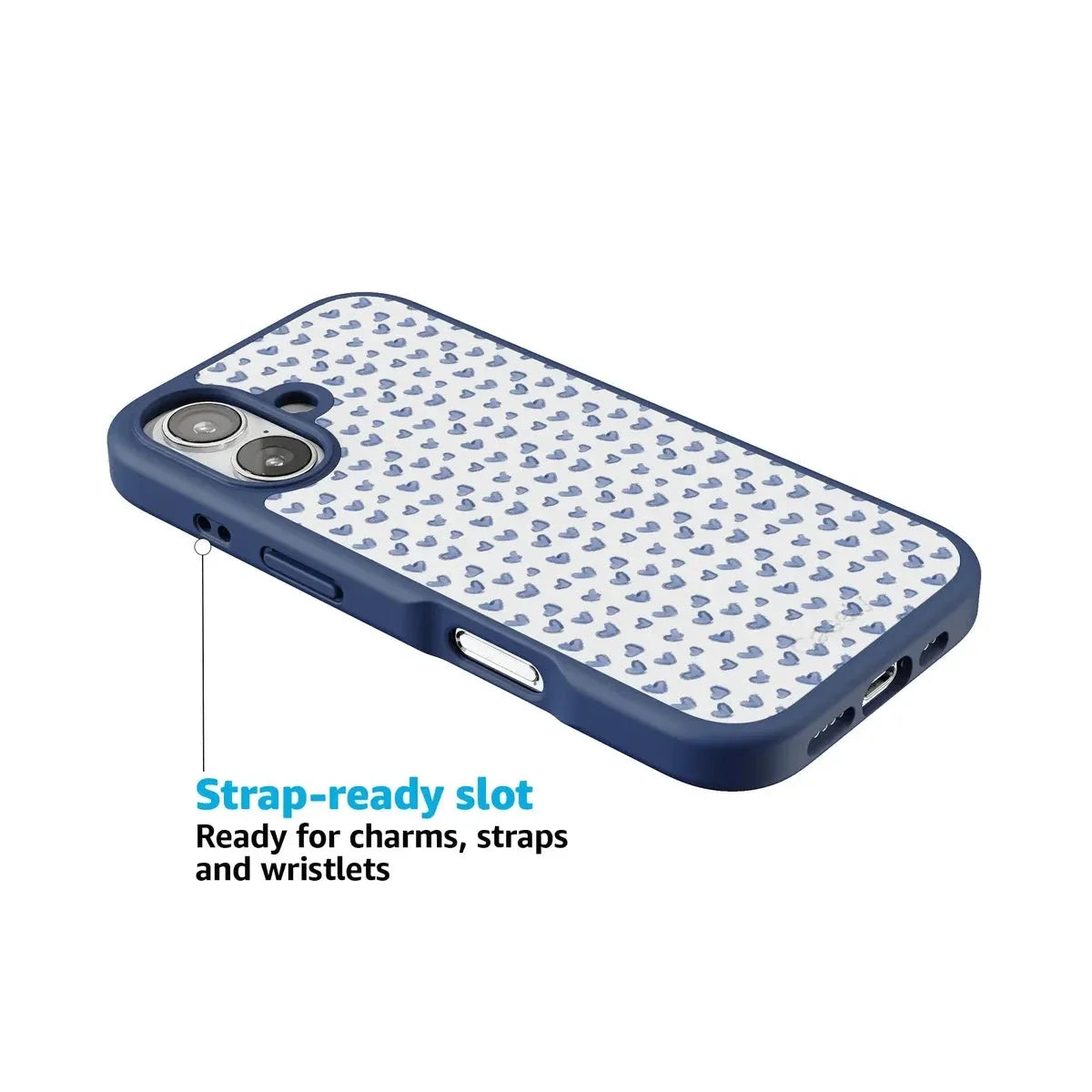 Lovebug | Blue Hearts Case Phone Case get.casely