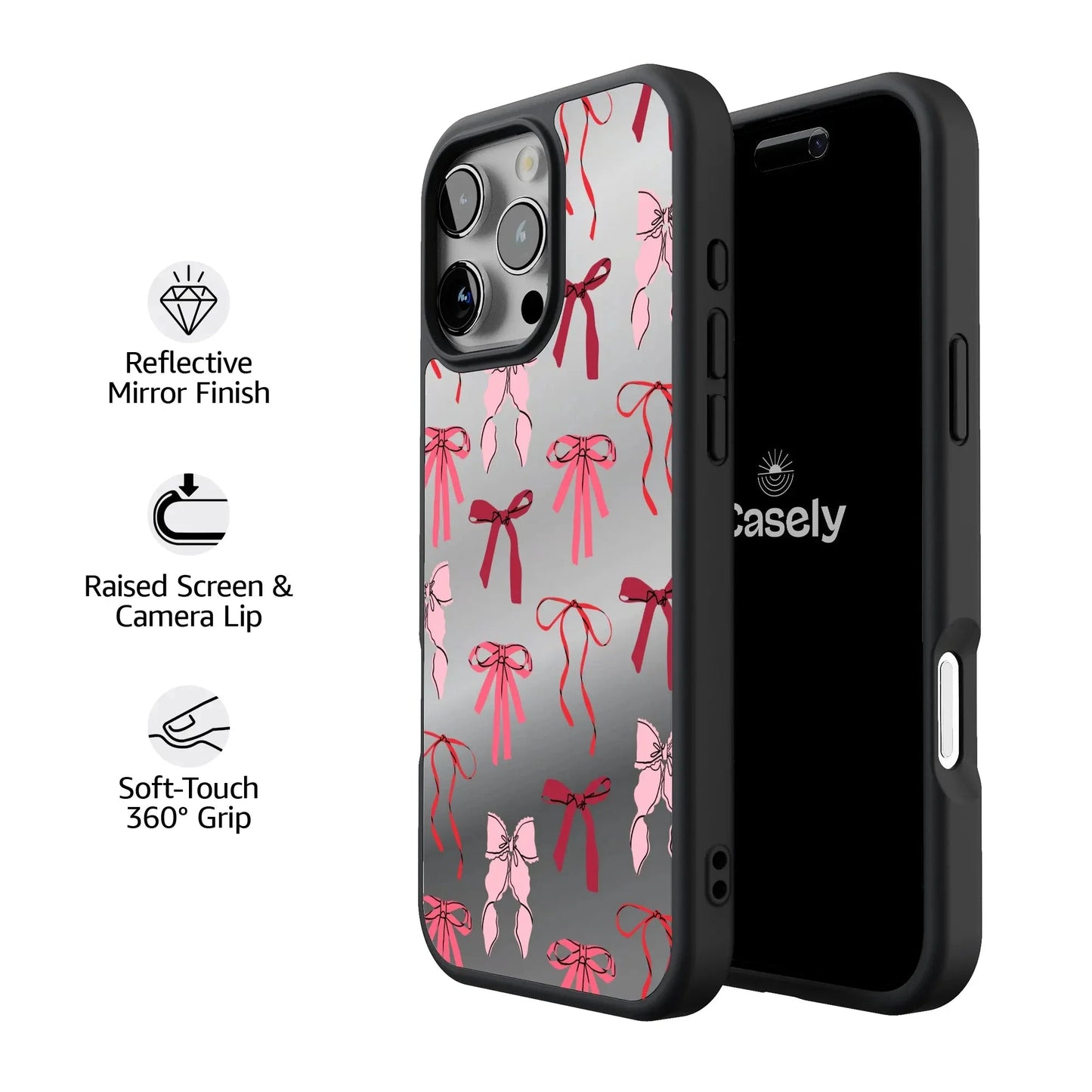Lover Girlie | Pink Bows Case Phone Case get.casely