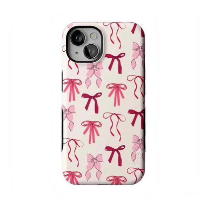 Lover Girlie | Pink Bows iPhone Case Phone Case Casetry Bold Flex + MagSafe® iPhone 13