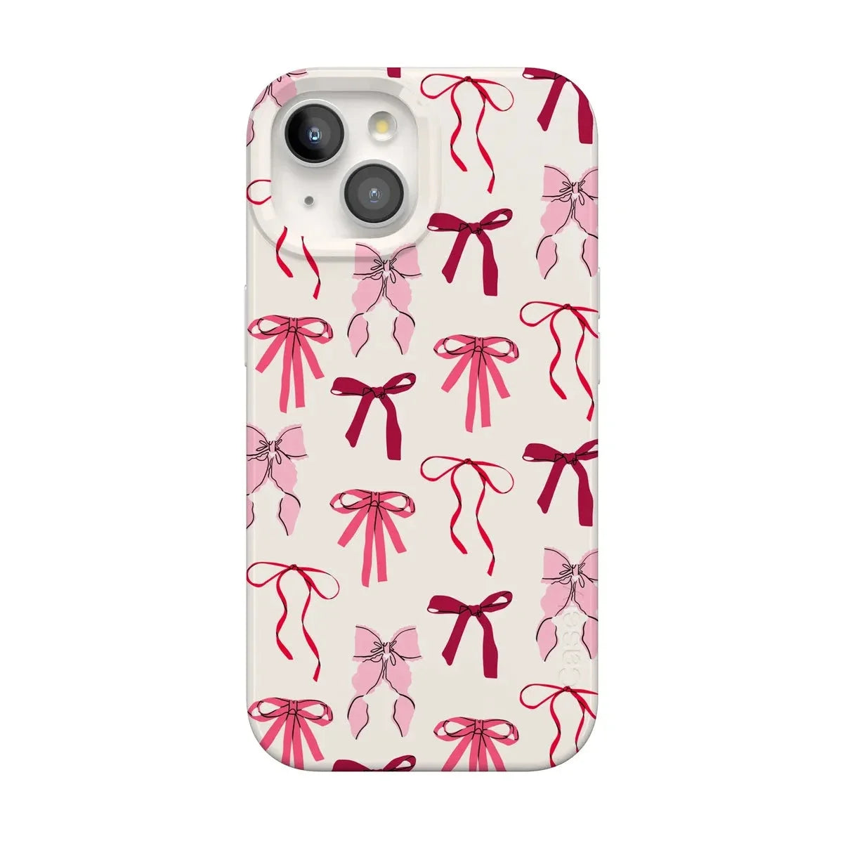Lover Girlie | Pink Bows iPhone Case Phone Case Casetry Classic + MagSafe® iPhone 15