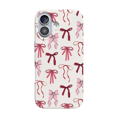 Lover Girlie | Pink Bows iPhone Case Phone Case Casetry Classic + MagSafe® iPhone 17