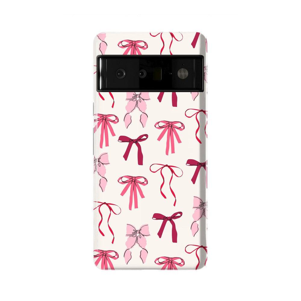 Lover Girlie | Pink Bows Case Phone Case Casetry Essential Google Pixel 6