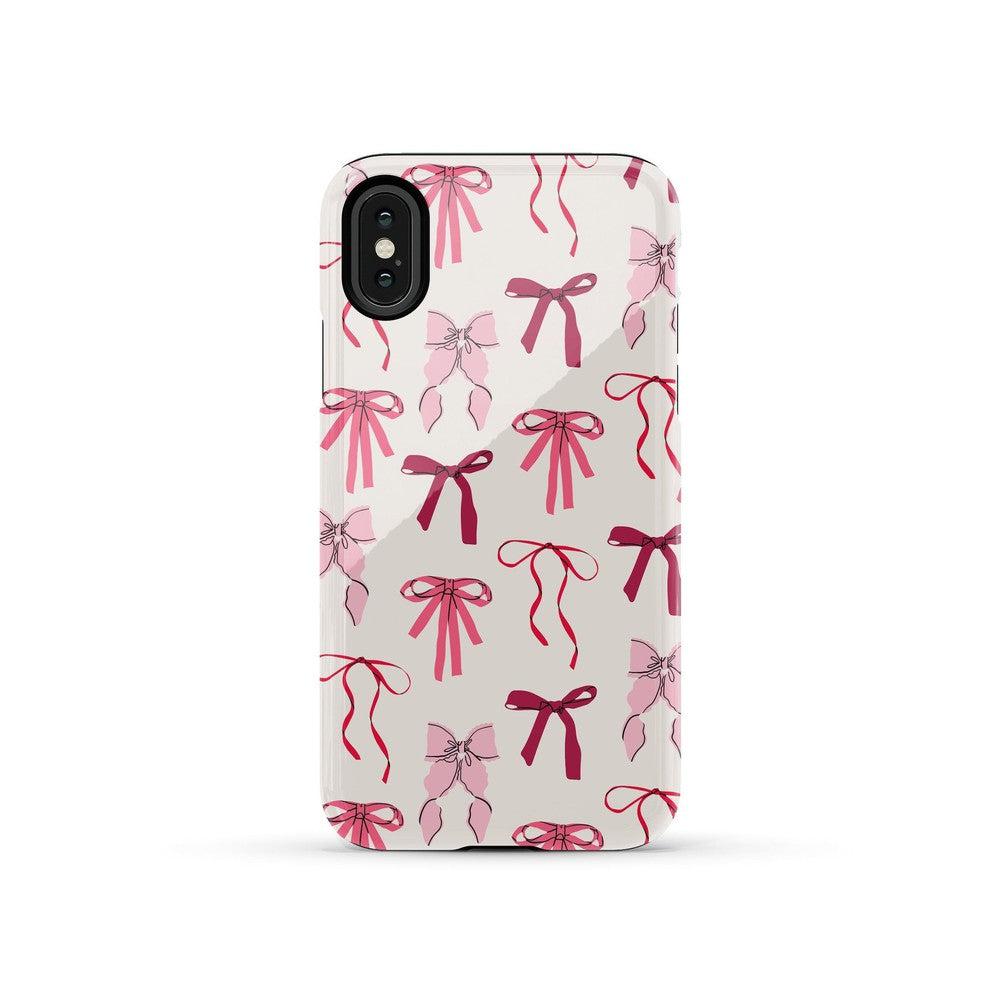 Lover Girlie | Pink Bows Case Phone Case Casetry Essential iPhone X / XS