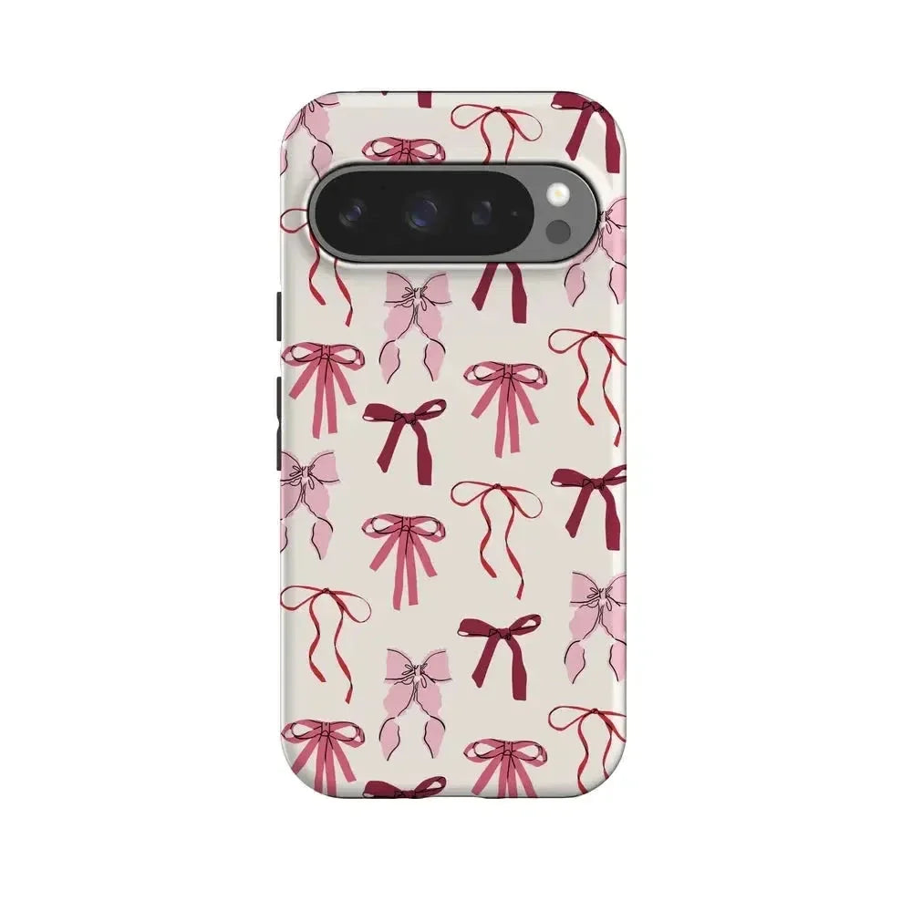 Lover Girlie | Pink Bows iPhone Case Phone Case Casetry Essential + MagSafe® Google Pixel 10 Pro