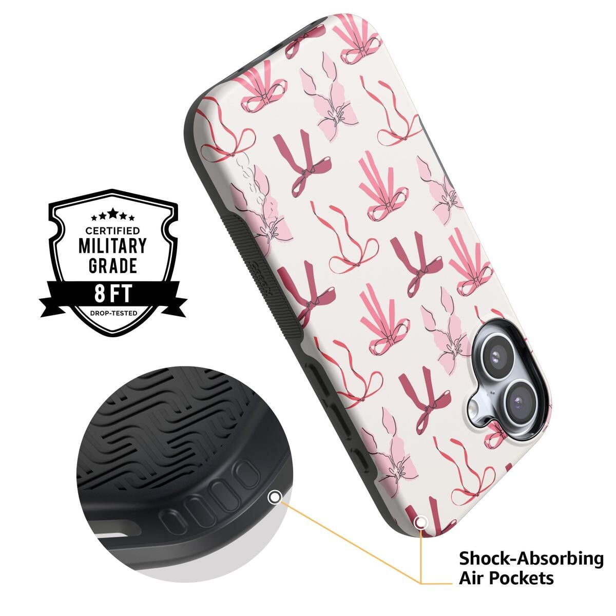 Lover Girlie | Pink Bows iPhone Case Phone Case Casetry