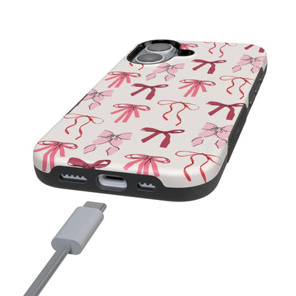 Lover Girlie | Pink Bows iPhone Case Phone Case Casetry