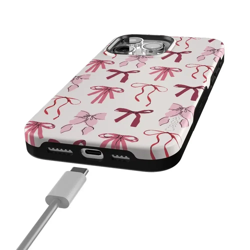 Lover Girlie | Pink Bows iPhone Case Phone Case Casetry