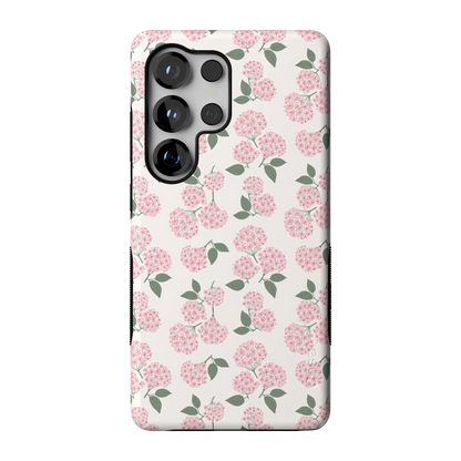 Nantucket Cottage | Pink Hydrangea Case - Galaxy S26 Ultra