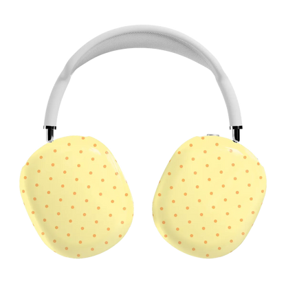On the Dot | Yellow Polka Dot AirPods Max Case