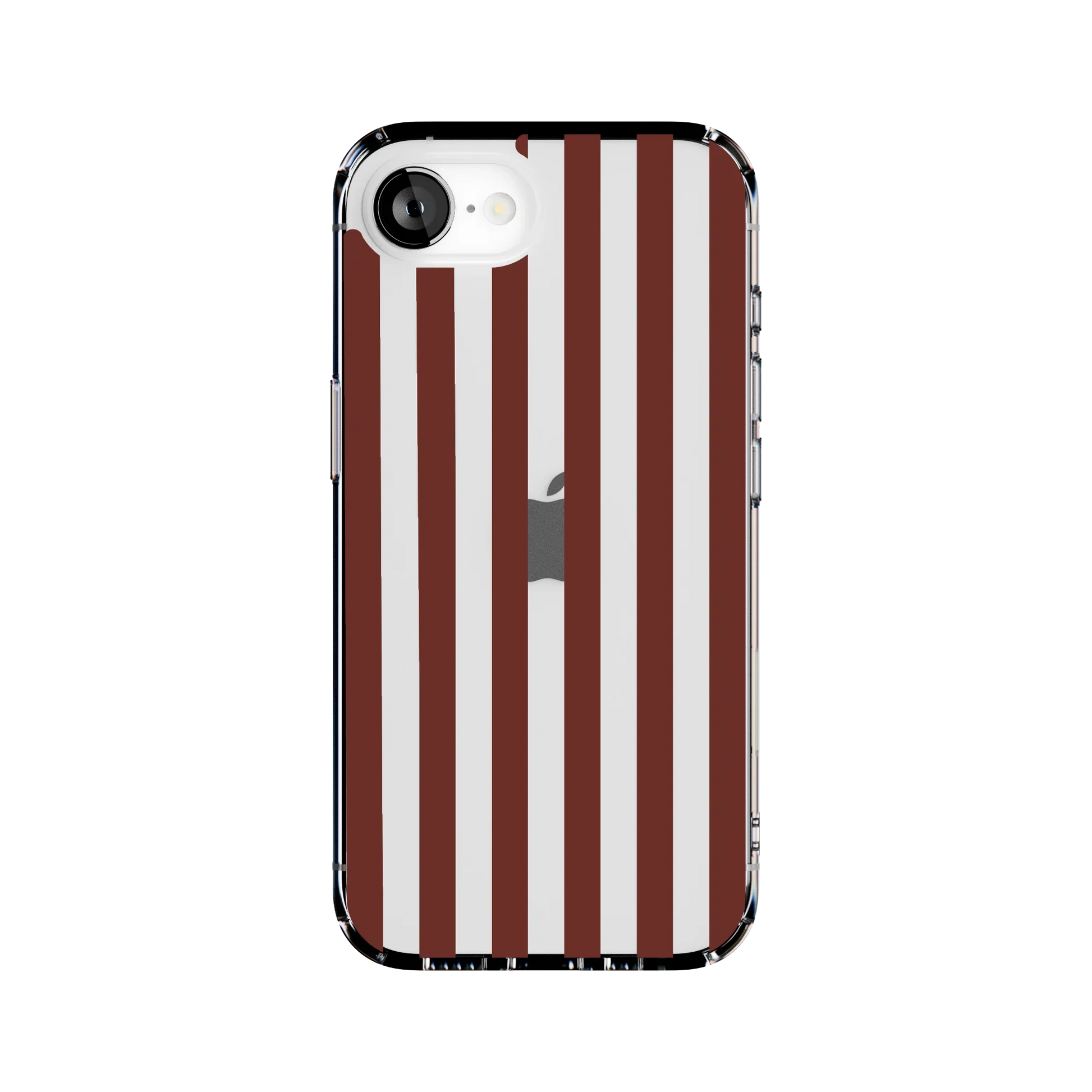 Sunday in Brooklyn | Burgundy Stripes Case - iPhone 16E
