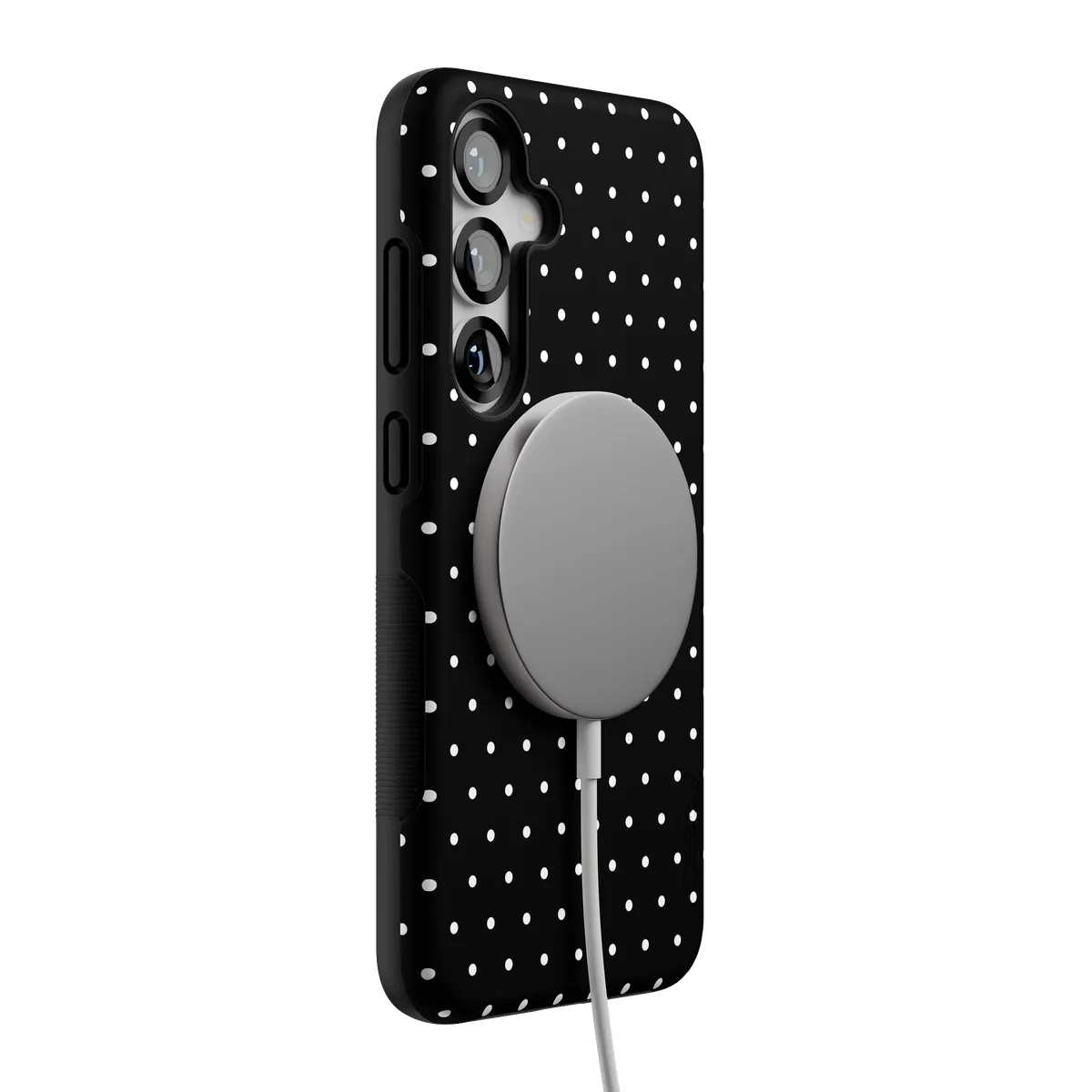 On the Dot | White Polka Dot Case