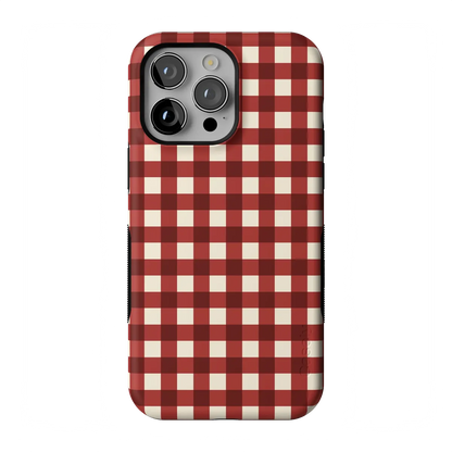 Checked Twice | Red Plaid Case