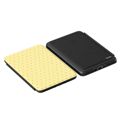 On the Dot | Yellow Polka Dot Kindle Case