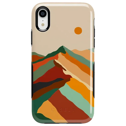 Magic Mountain | Colorblock Case iPhone Case get.casely Bold iPhone XR