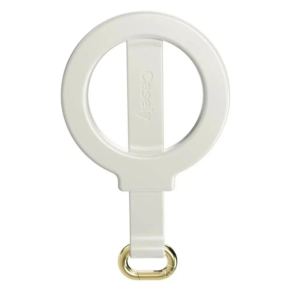 MagRing+ | Bone White Magnetic Adjustable Phone Ring with Keychain MagRing+ get.casely