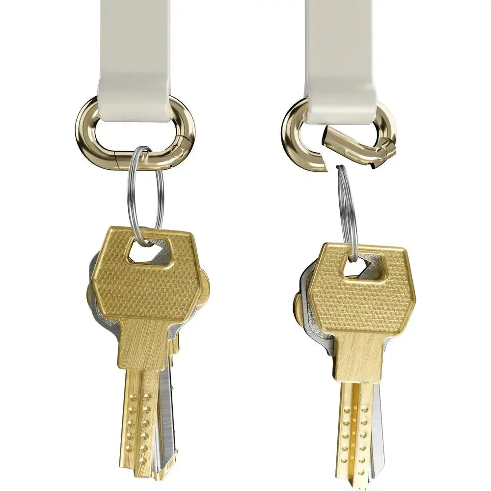 MagRing+ | Bone White Magnetic Adjustable Phone Ring with Keychain MagRing+ get.casely