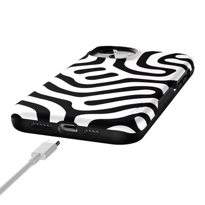 Maze | High Contrast Design Case Phone Case Casetry