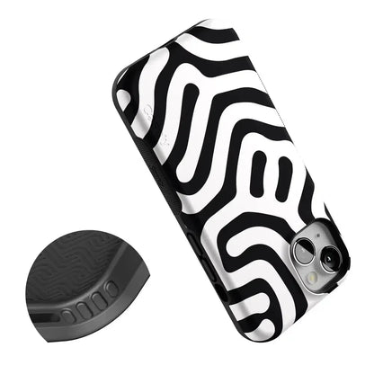 Maze | High Contrast Design Case Phone Case Casetry