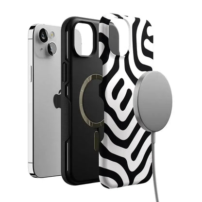 Maze | High Contrast Design Case Phone Case Casetry