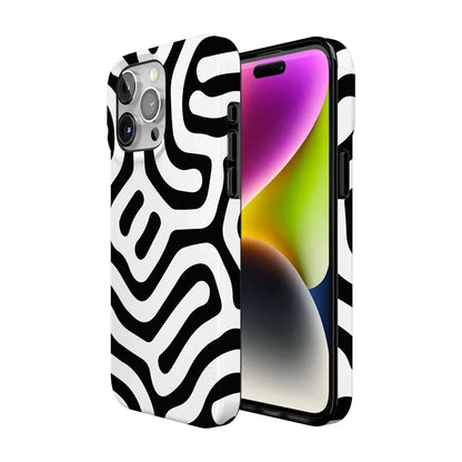 Maze | High Contrast Design Case Phone Case Casetry