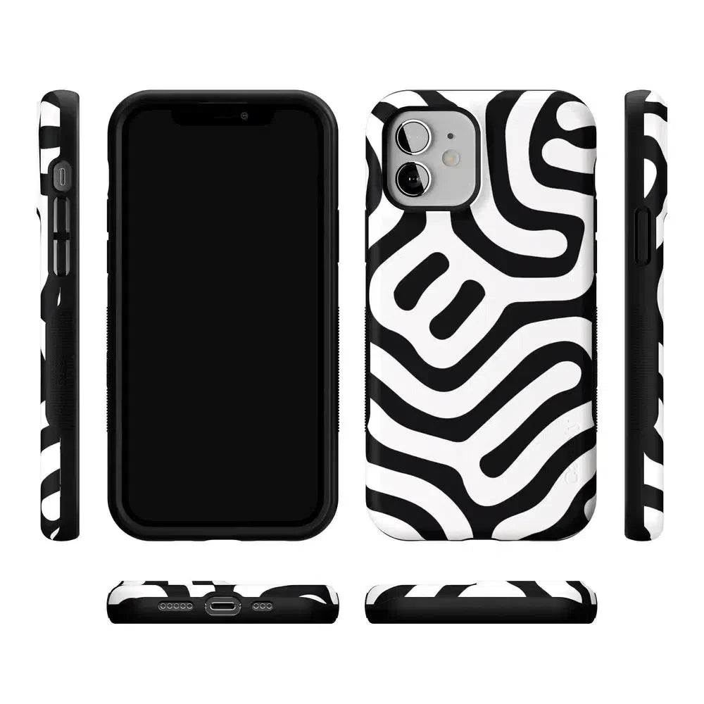 Maze | High Contrast Design Case Phone Case Casetry