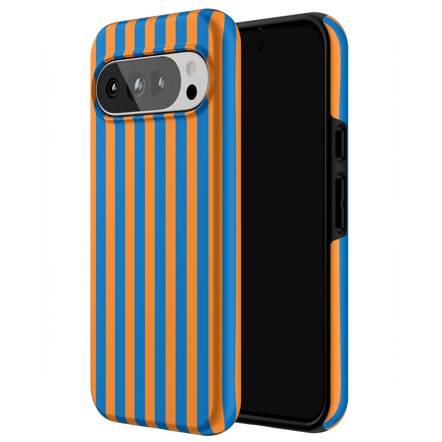 Go New York | Blue & Orange Stripes Case