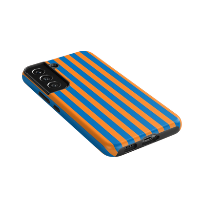 Go New York | Blue & Orange Stripes Case