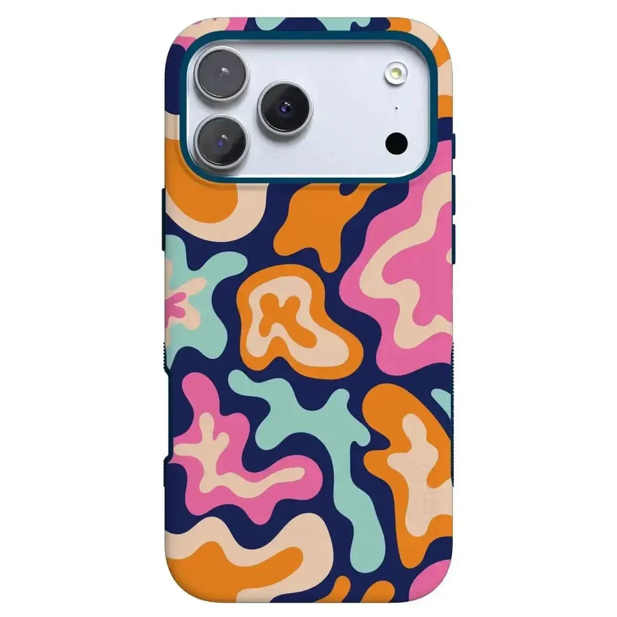 Midnight Color Splash | Abstract Retro Case iPhone Case get.casely Bold Flex + MagSafe® iPhone 17 Pro Max