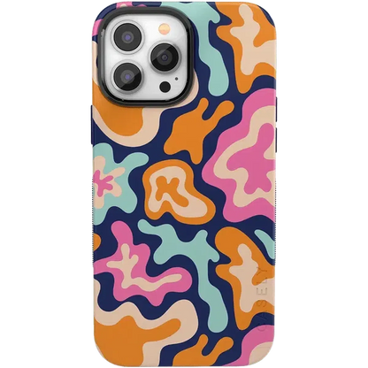 Midnight Color Splash | Abstract Retro Case iPhone Case get.casely Bold + MagSafe® iPhone 13 Pro Max