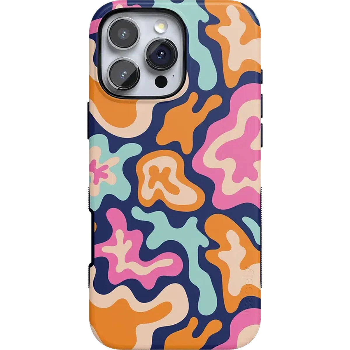 Midnight Color Splash | Abstract Retro Case iPhone Case get.casely Bold + MagSafe® iPhone 16 Pro Max