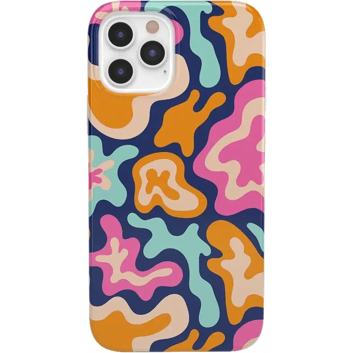 Midnight Color Splash | Abstract Retro Case iPhone Case get.casely Classic iPhone 12 Pro Max