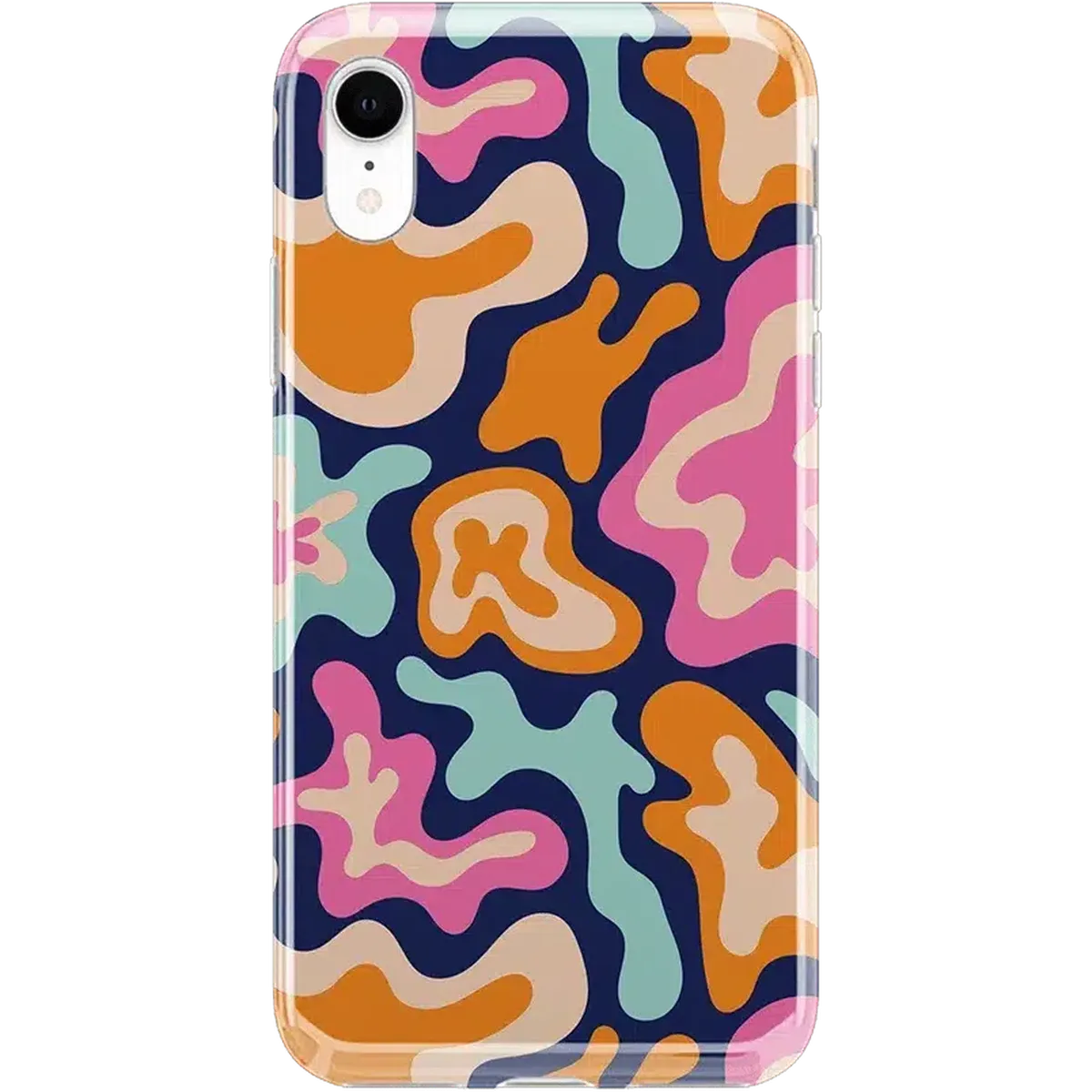 Midnight Color Splash | Abstract Retro Case iPhone Case get.casely Classic iPhone XR
