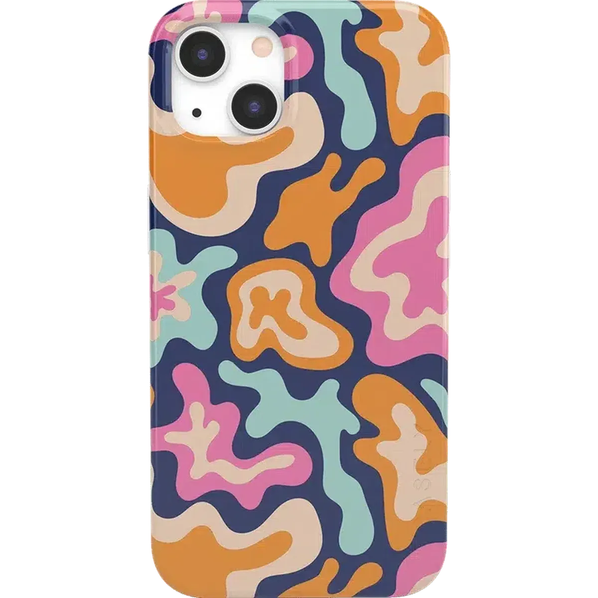 Midnight Color Splash | Abstract Retro Case iPhone Case get.casely Classic + MagSafe® iPhone 13