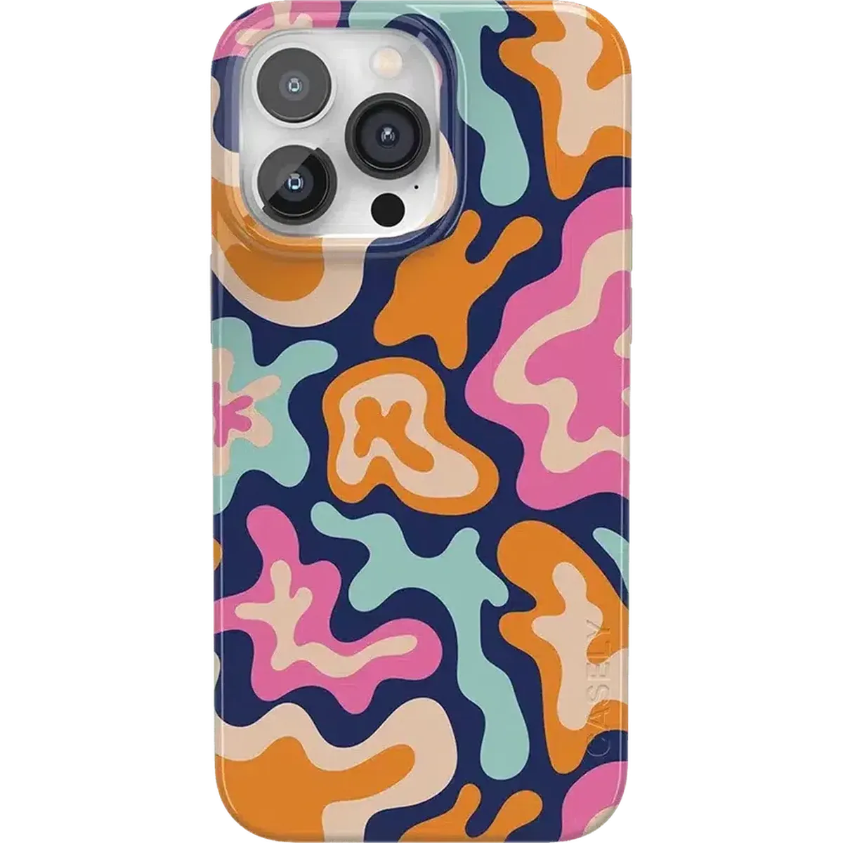 Midnight Color Splash | Abstract Retro Case iPhone Case get.casely Classic + MagSafe® iPhone 14 Pro Max