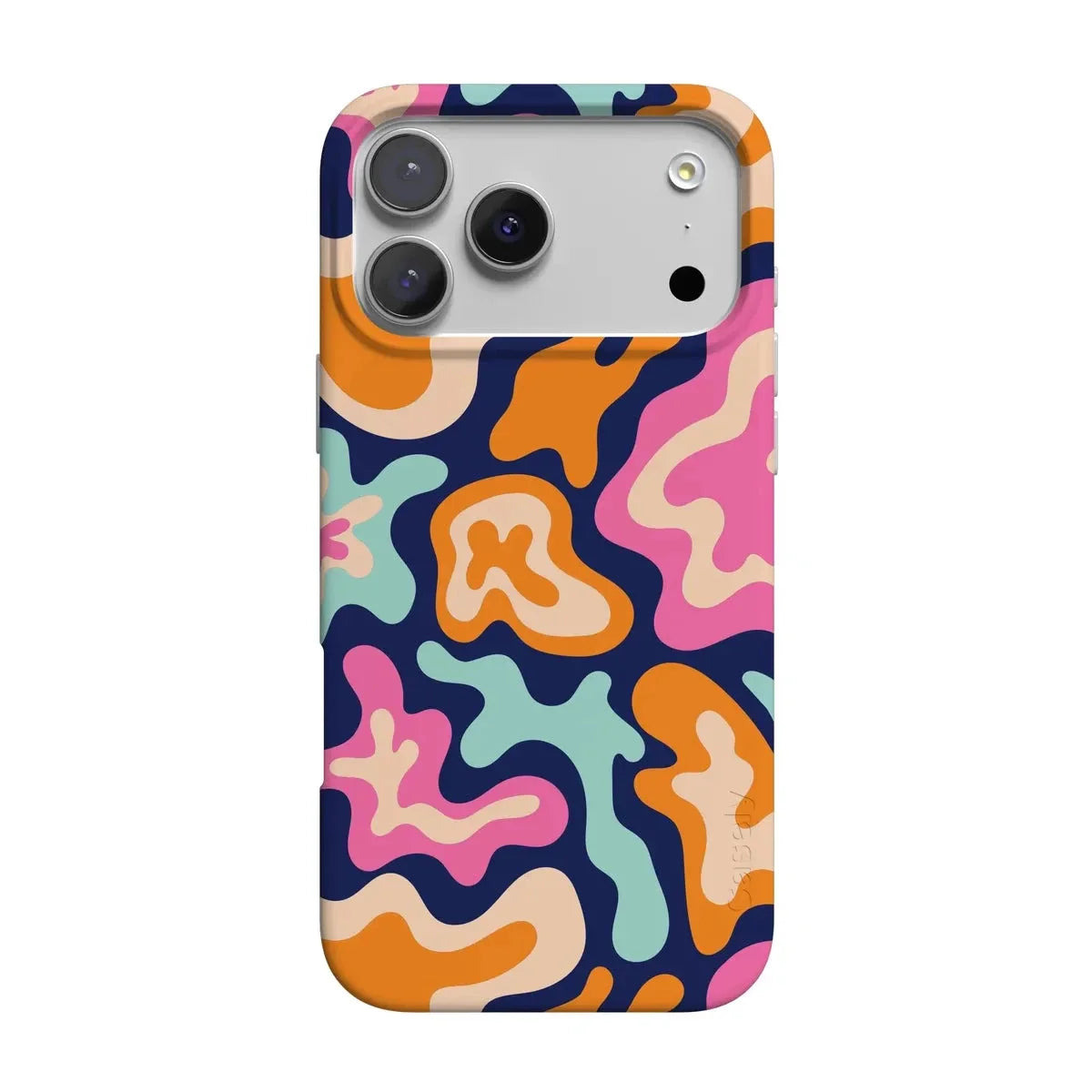 Midnight Color Splash | Abstract Retro Case iPhone Case get.casely Classic + MagSafe® iPhone 17 Pro Max