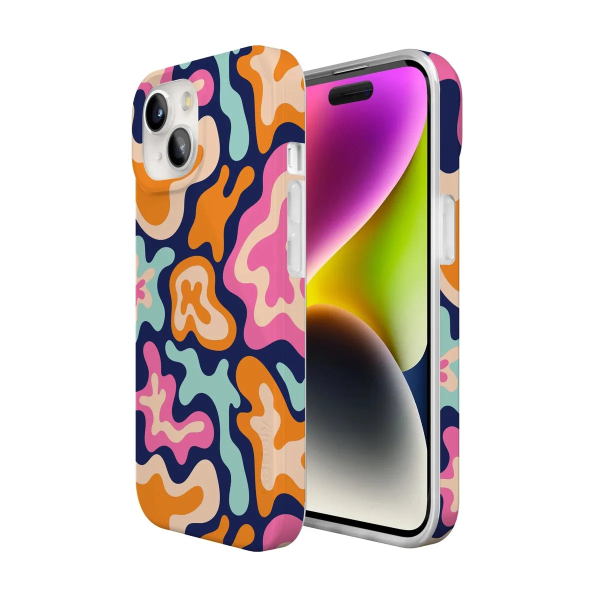 Midnight Color Splash | Abstract Retro Case iPhone Case get.casely