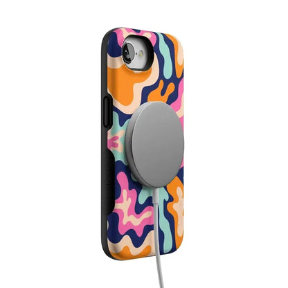 Midnight Color Splash | Abstract Retro Case iPhone Case get.casely