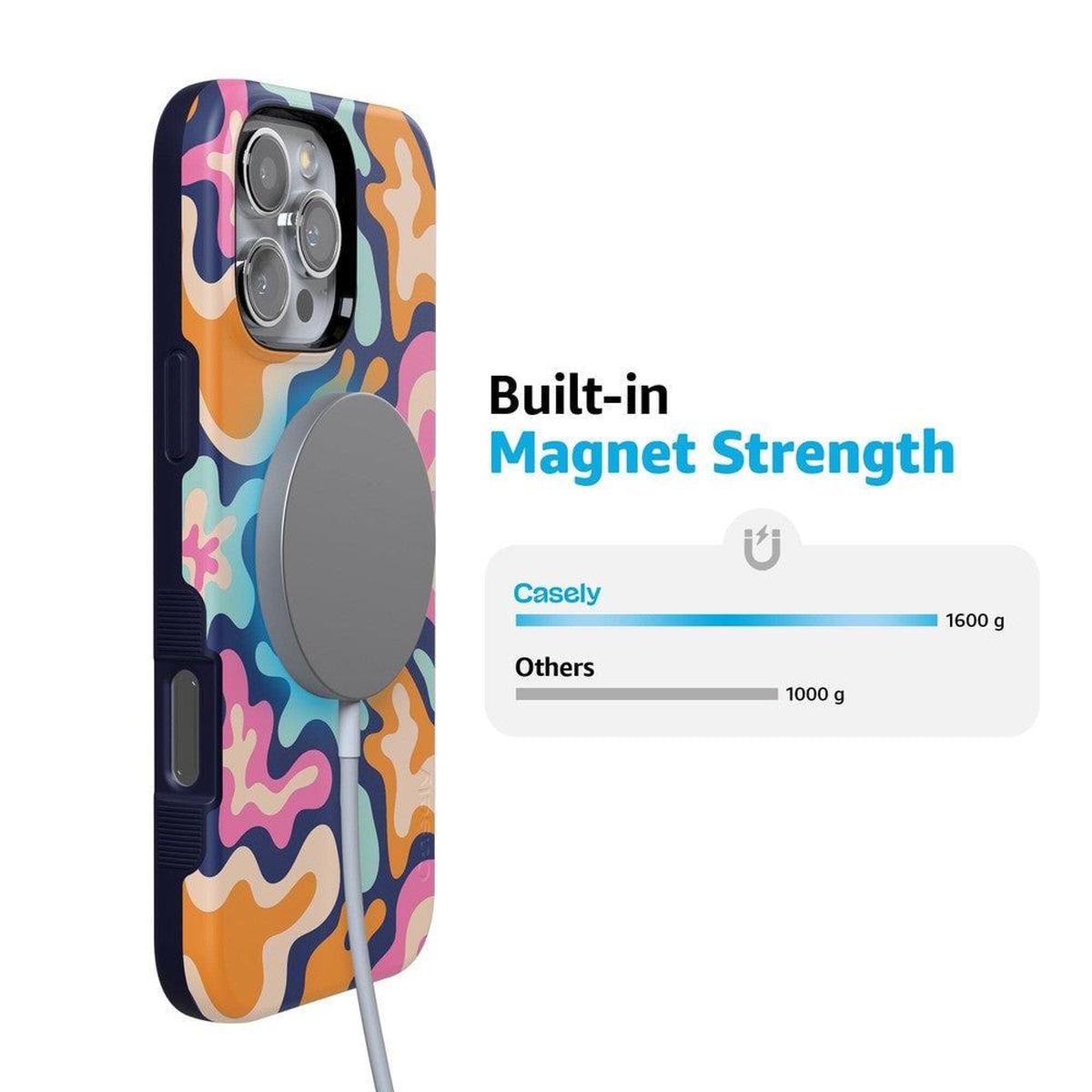 Midnight Color Splash | Abstract Retro Case iPhone Case get.casely