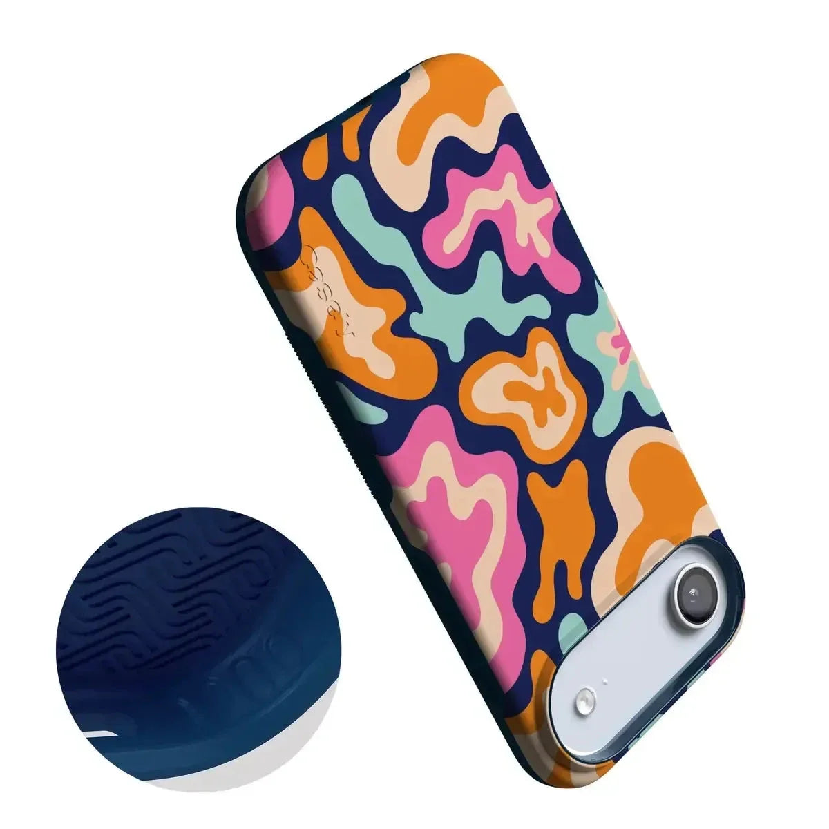 Midnight Color Splash | Abstract Retro Case iPhone Case get.casely