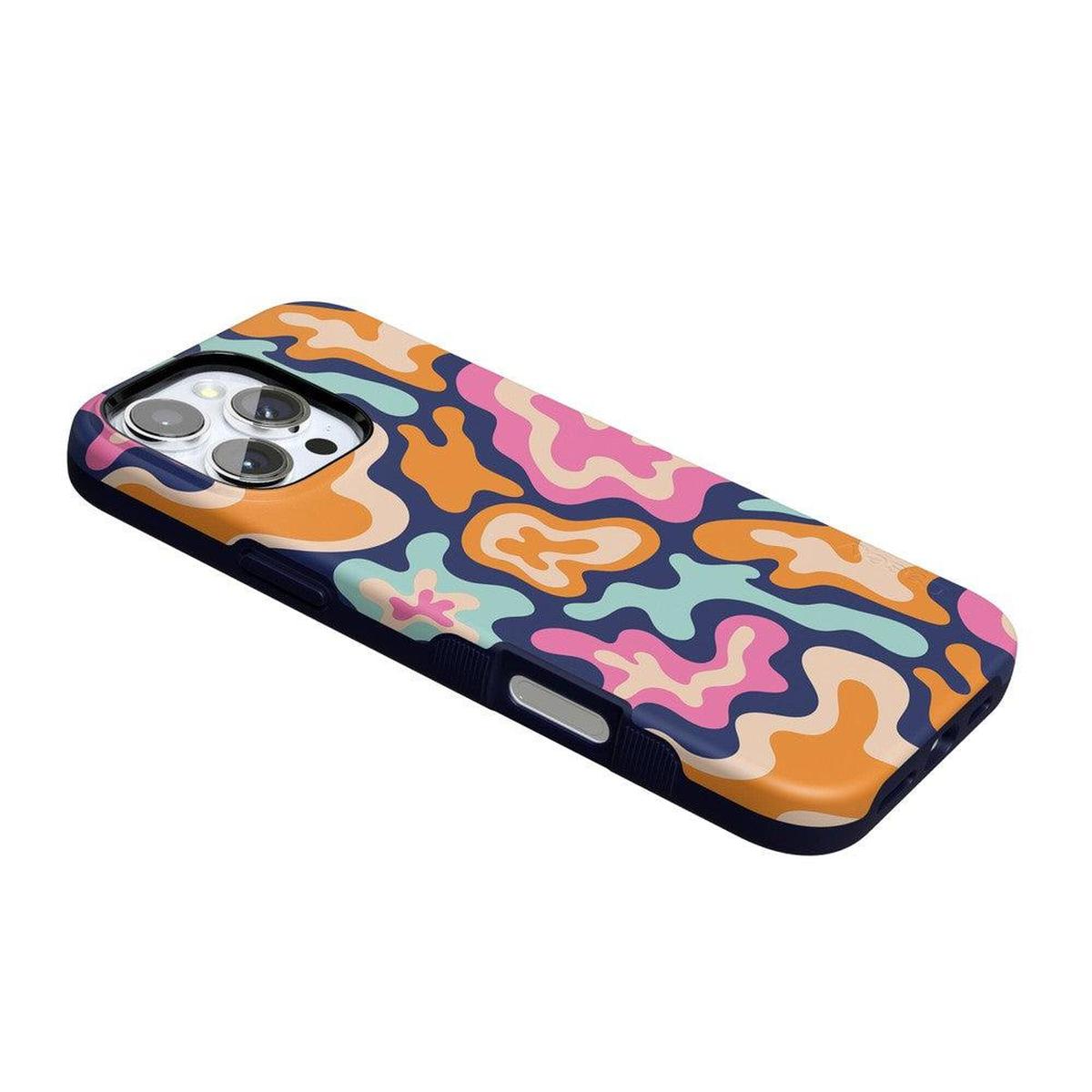 Midnight Color Splash | Abstract Retro Case iPhone Case get.casely