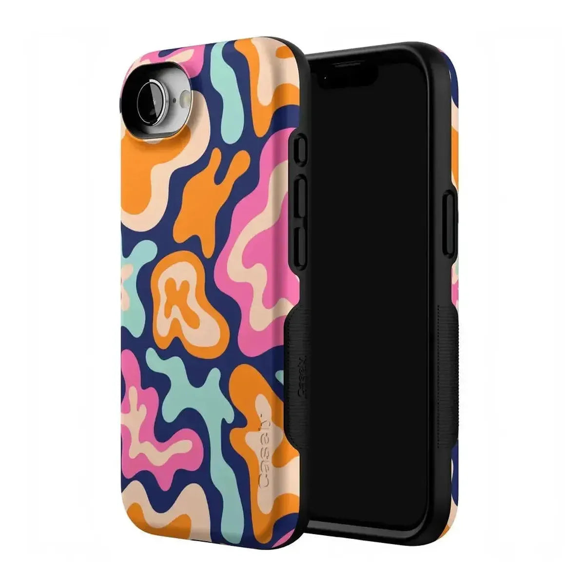 Midnight Color Splash | Abstract Retro Case iPhone Case get.casely