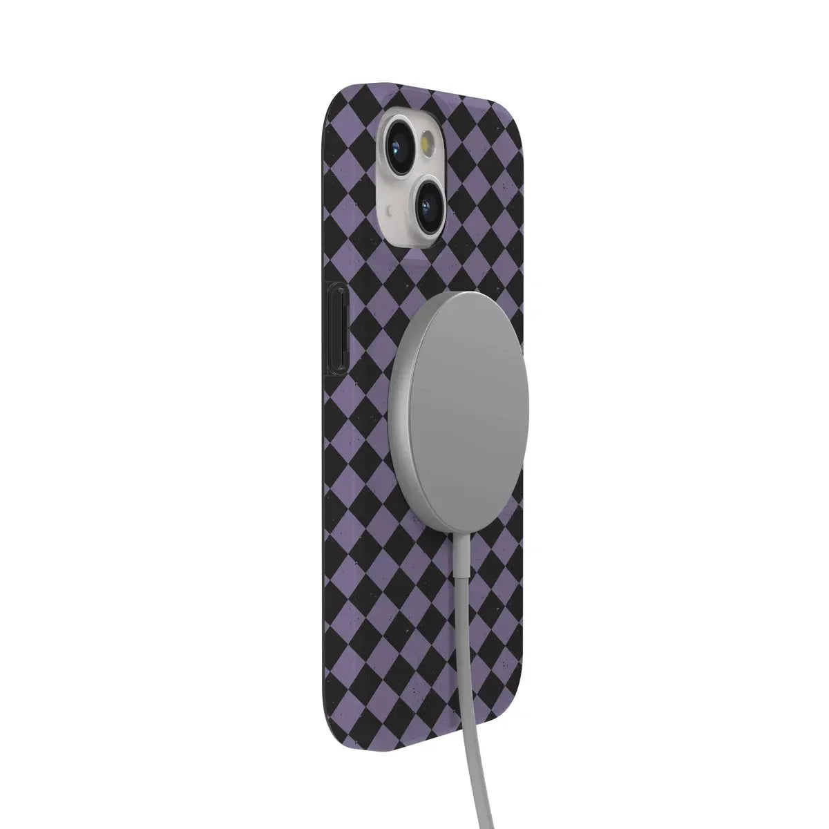 Midnight Hex | Purple Checkered Case Phone Case get.casely