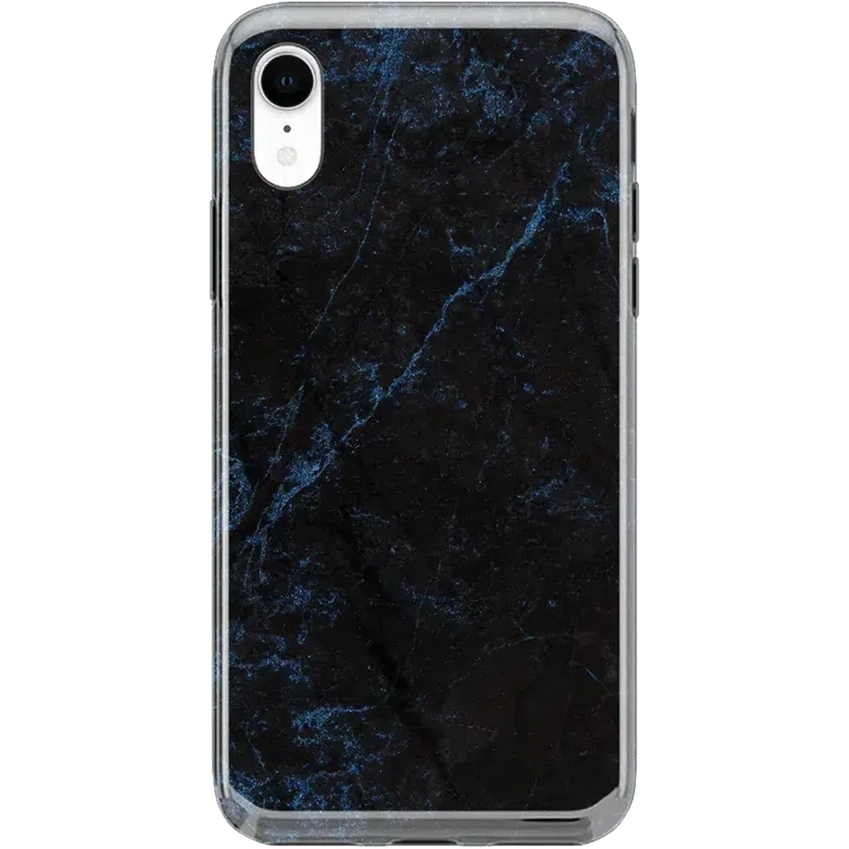 Midnight Marble | Black & Navy Case iPhone Case get.casely Classic iPhone XR